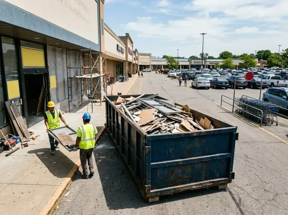 retail-store-renovation-debris-003 — frequently asked questions, Roll-off Dumpster Rentals in Rochester Hills, MI
